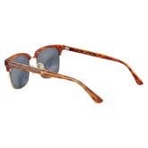 グッチ ロゴ UVカット ハーフリム クリングスタイプ アイウェア サングラス GG0382S ブラウン プラスチック レディース GUCCI 【中古】